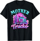 Trucker Truck Woman - Mother Trucker T-Shirt - T-Shirt | Black
