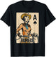 Retro Cowgirl Card Can't Be Tamed Western Country Midwest T-Shirt - T-Shirt | Black