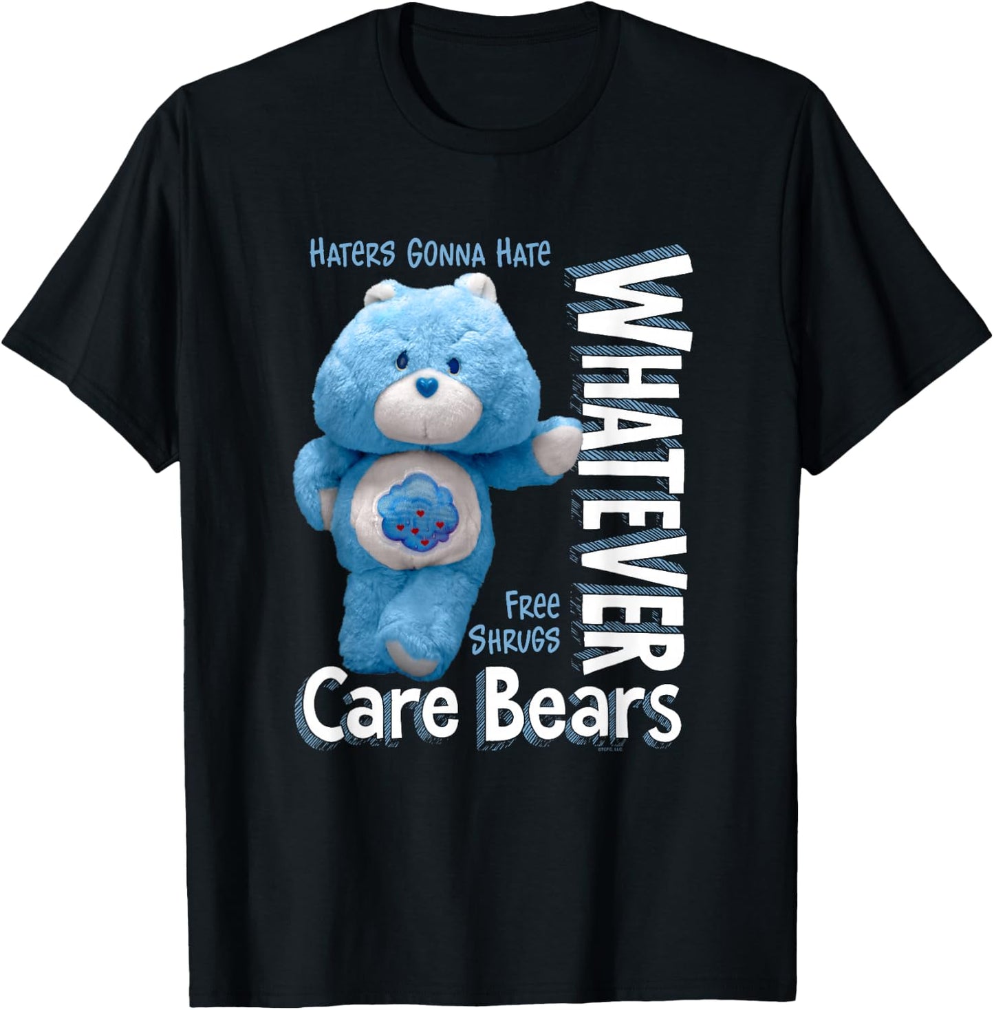 Care Bears Whatever Grumpy Bear Toy Cute Cartoon T-Shirt - T-Shirt | Black
