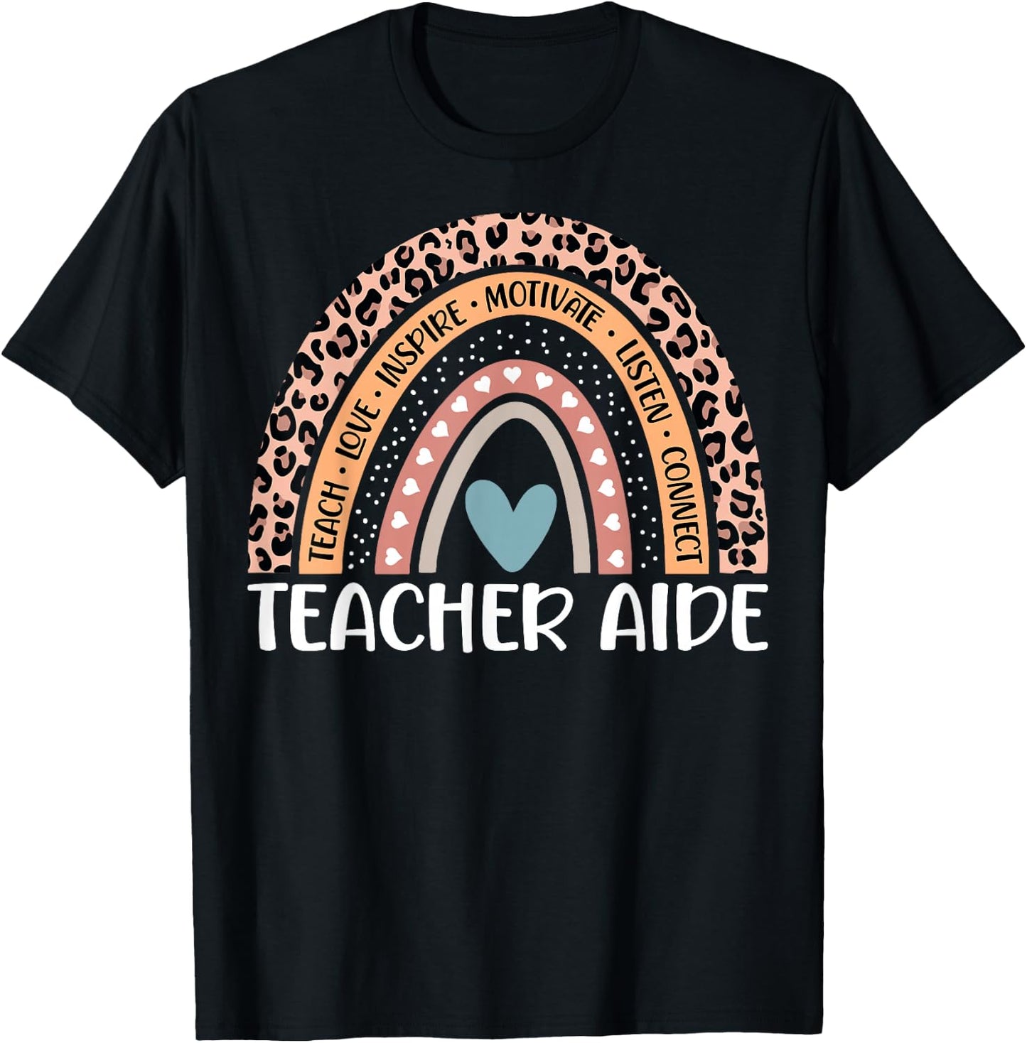 Teacher Aide 100th Day of School Teacher Assistant T-Shirt - T-Shirt | Black
