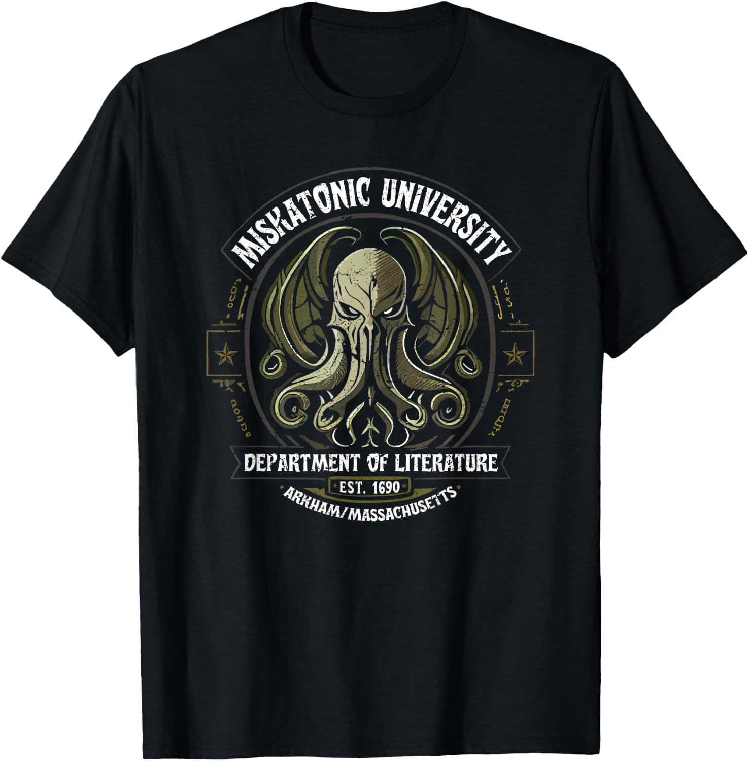 Miskatonic University, Cosmic Horror Cthulhu T-Shirt - T-Shirt | Black
