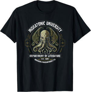 Miskatonic University, Cosmic Horror Cthulhu T-Shirt - T-Shirt | Black