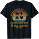 Grandpa Is My Name Hand And Foot Is My Game T-Shirt - T-Shirt | Black
