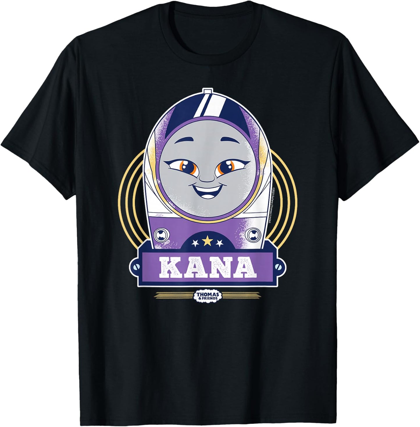 Thomas & Friends - Kana Character T-Shirt - T-Shirt | Black