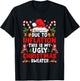 Due To Inflation This Is My Ugly Sweater Family Funny Christ T-Shirt - T-Shirt | Black