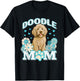 Goldendoodle Doodle Dog Mom Mum Design Women T-Shirt - T-Shirt | Black