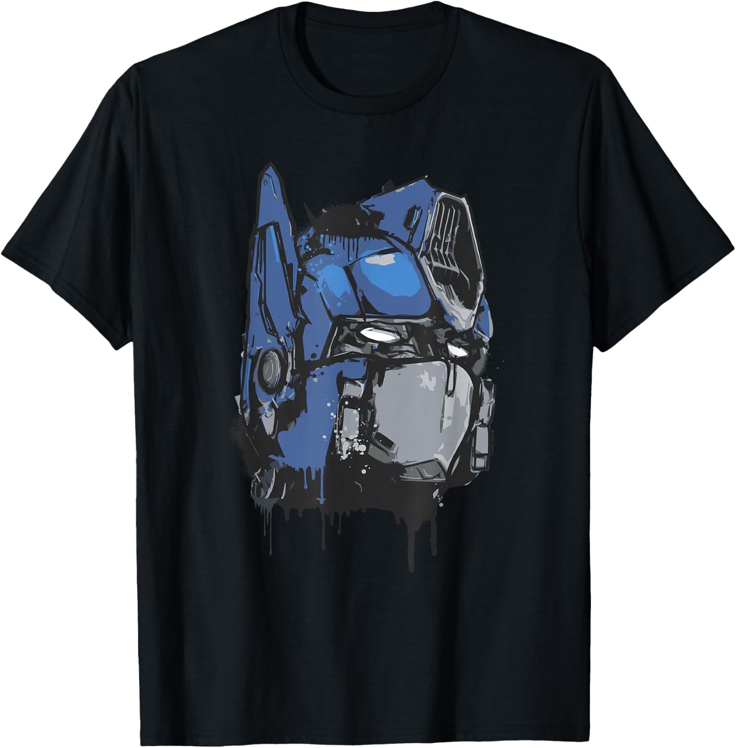 Transformers: Rise of the Beasts Optimus Dripping Retro Shot T-Shirt - T-Shirt | Black