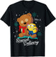 Minions Bob and Tim The Teddy Bear Holiday T-Shirt - T-Shirt | Black