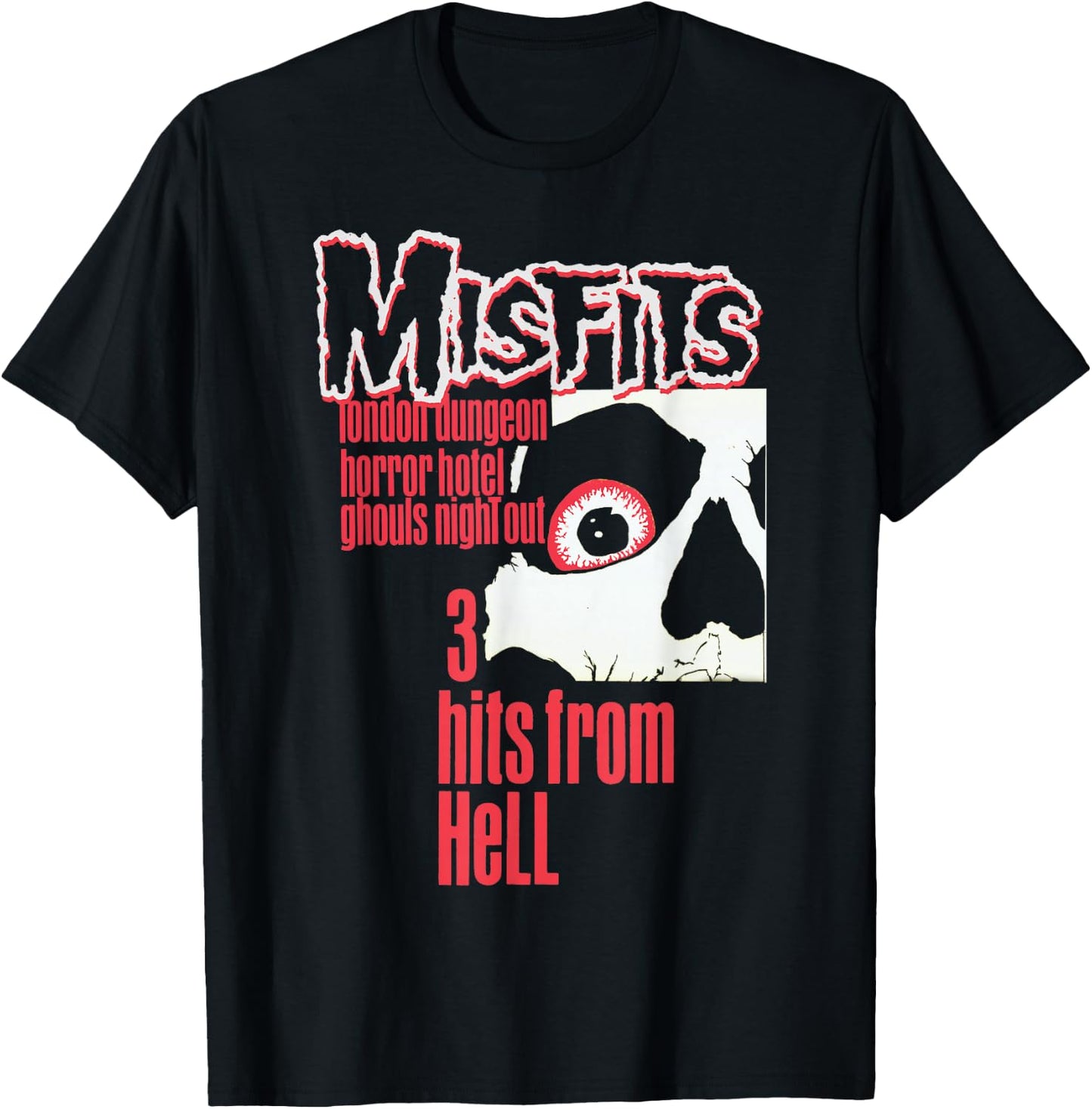 Misfits – 3 Hits from Hell T-Shirt - T-Shirt | Black