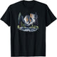 Cool Yosemite National Park Hiking Watercolor Graphic T-Shirt - T-Shirt | Black