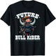 Future Bull Rider, Bull Riding Cowboy Rodeo Boy Kids T-Shirt - T-Shirt | Black