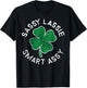 Sassy Lassie Smart Assy Lucky Clover St. Patrick's Day T-Shirt - T-Shirt | Black