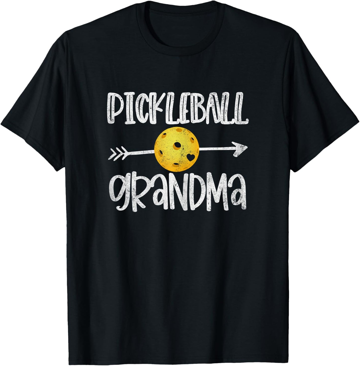 Funny Pickleball Grandma Pickleball Player Gift T-Shirt - T-Shirt | Black