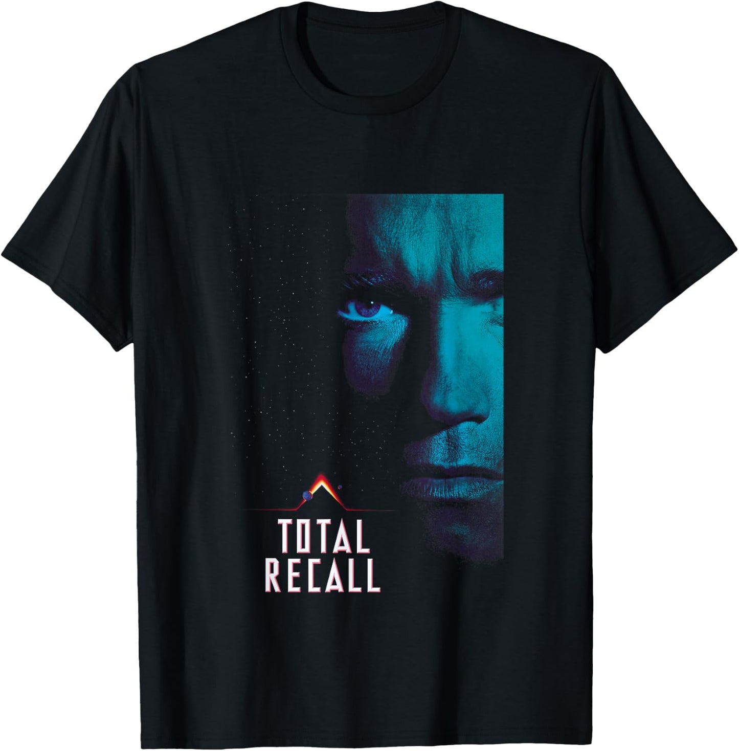 Total Recall Doug Quaid Space Poster T-Shirt - T-Shirt | Black