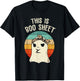 This Is Boo Sheet Ghost Retro Ghost Halloween Leopard Women T-Shirt - T-Shirt | Black