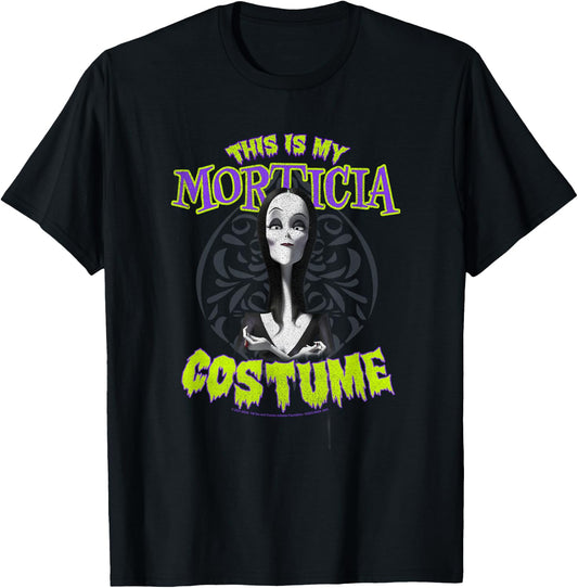 The Addams Family 2 Halloween This is My Morticia Costume T-Shirt - T-Shirt | Black