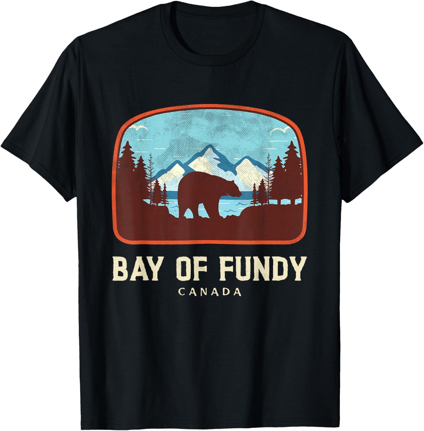 Bay of Fundy Canada T-Shirt - T-Shirt | Black