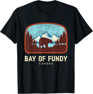 Bay of Fundy Canada T-Shirt - T-Shirt | Black