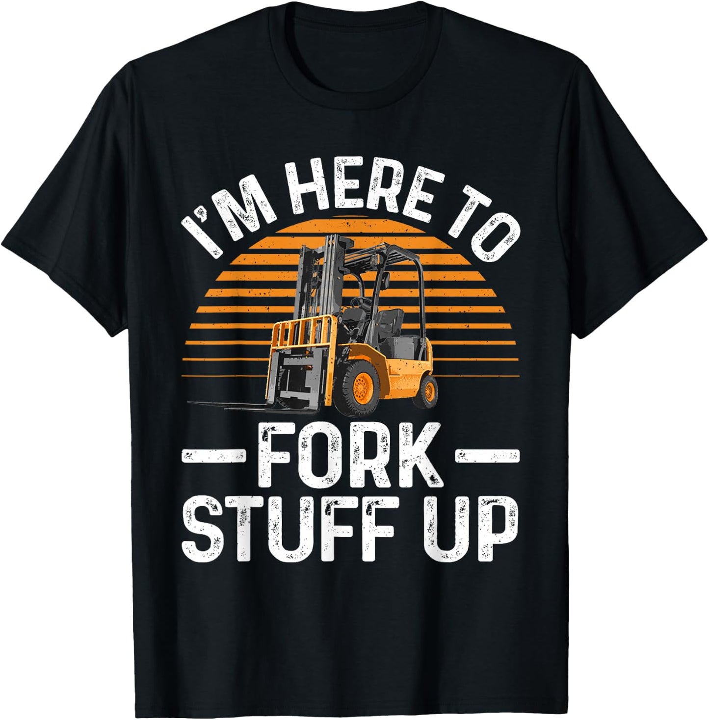 Funny Forklift Art Women Certified Forklift Drivers T-Shirt - T-Shirt | Black