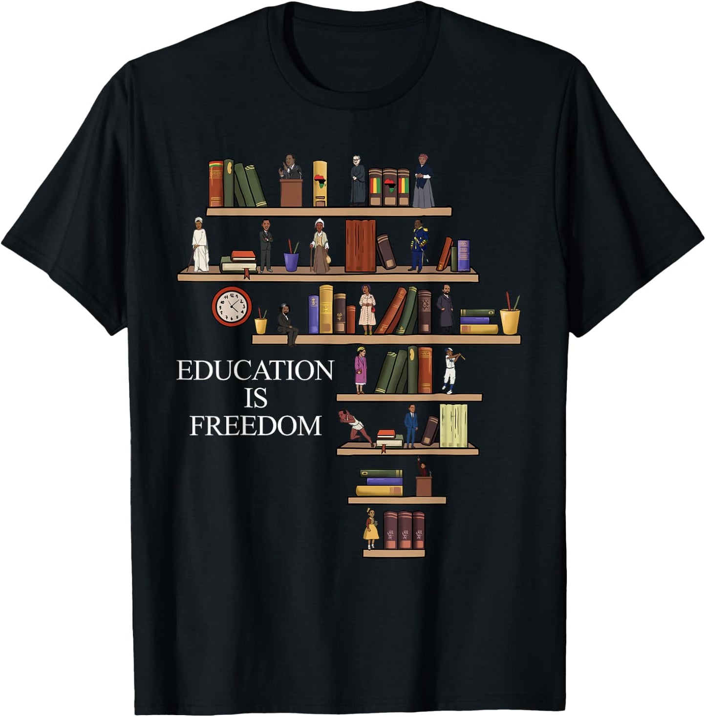 Black History Month Black Leaders African American Pride T-Shirt - T-Shirt | Black