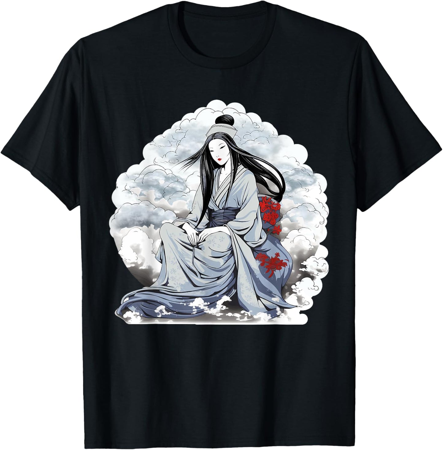 Yokai Yuki Onna T-Shirt - T-Shirt | Black