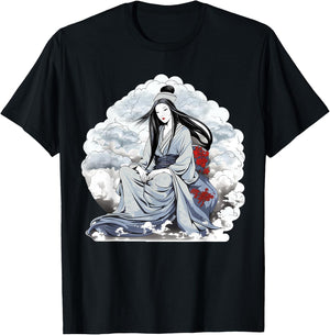Yokai Yuki Onna T-Shirt - T-Shirt | Black