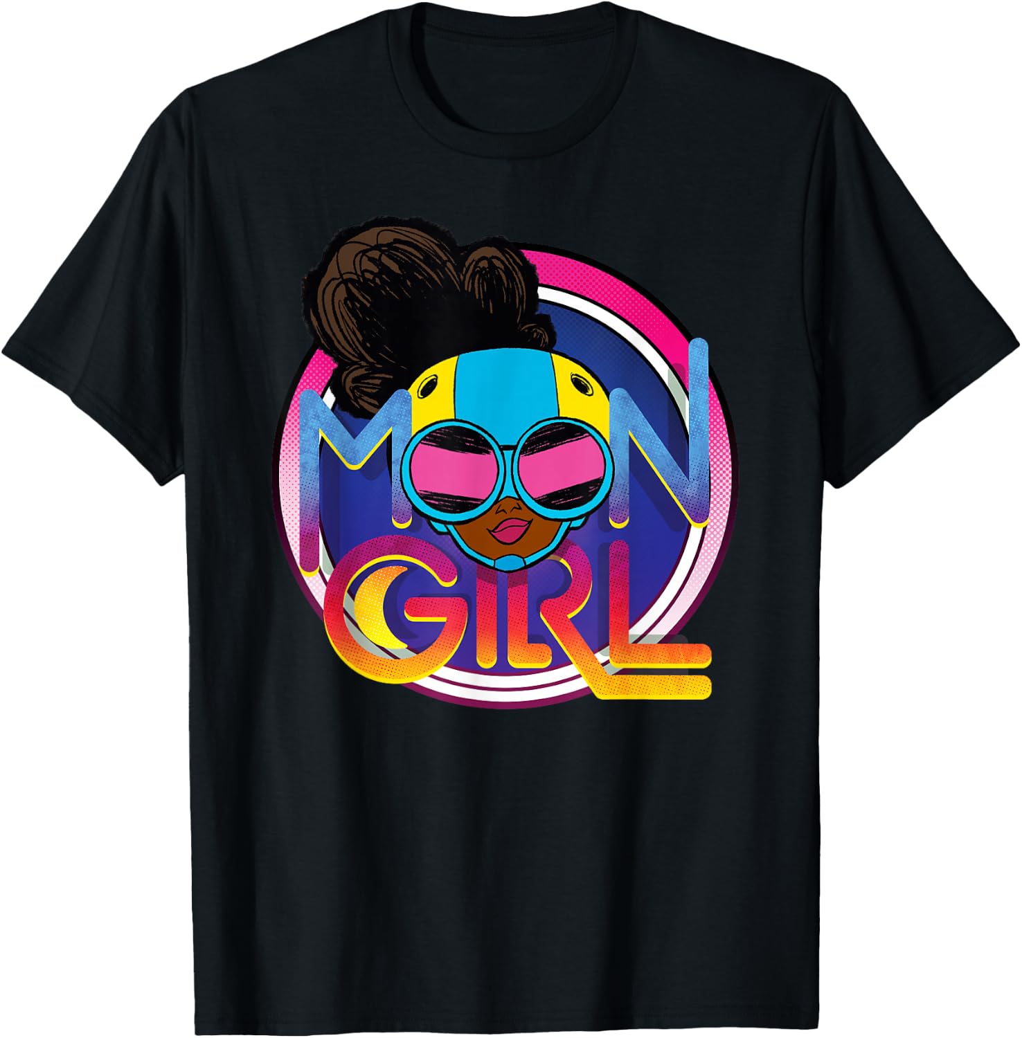 Marvel Moon Girl and Devil Dinosaur Logo with Goggles Small T-Shirt - T-Shirt | Black