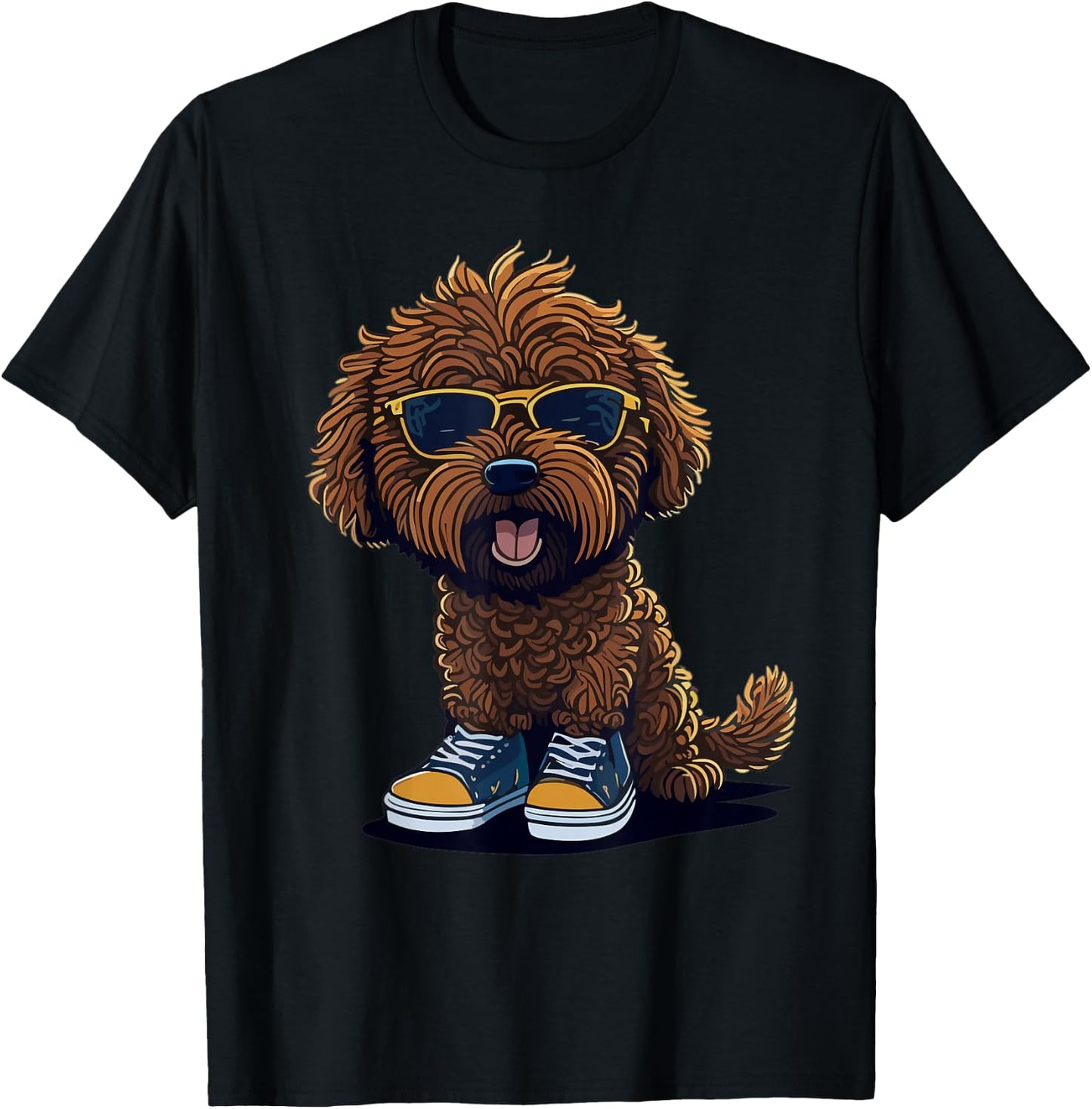 Mini Golden Doodle Must Haves Pet Owner Mini Goldendoodle T-Shirt - T-Shirt | Black