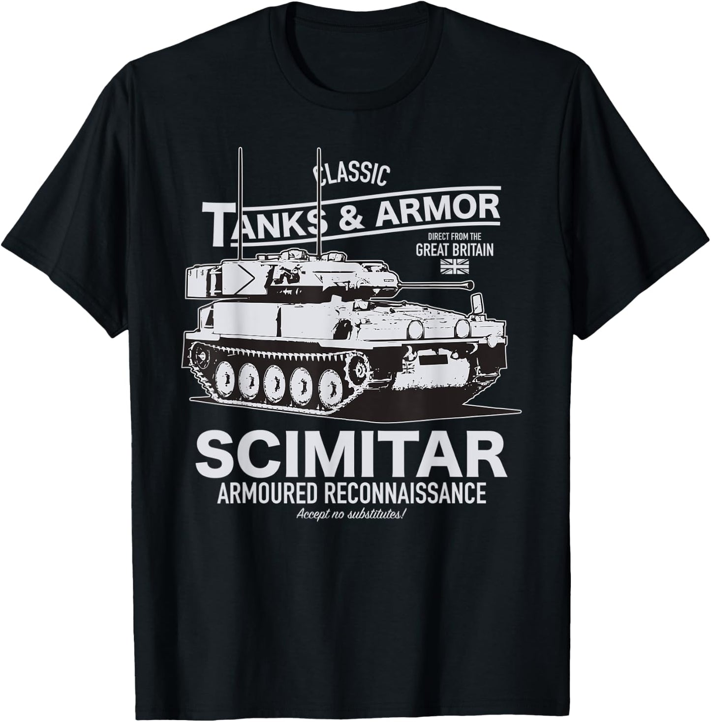 FV107 Scimitar T-Shirt - T-Shirt | Black