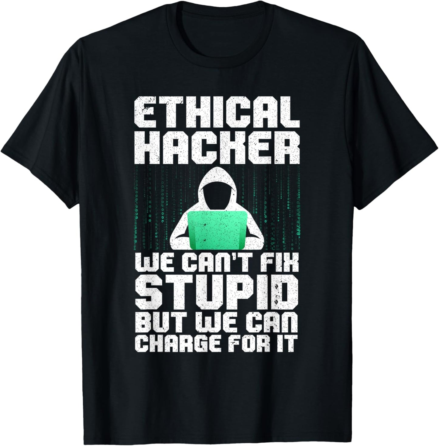 Cool Ethical Hacking Art Women Cybersecurity Science T-Shirt - T-Shirt | Black