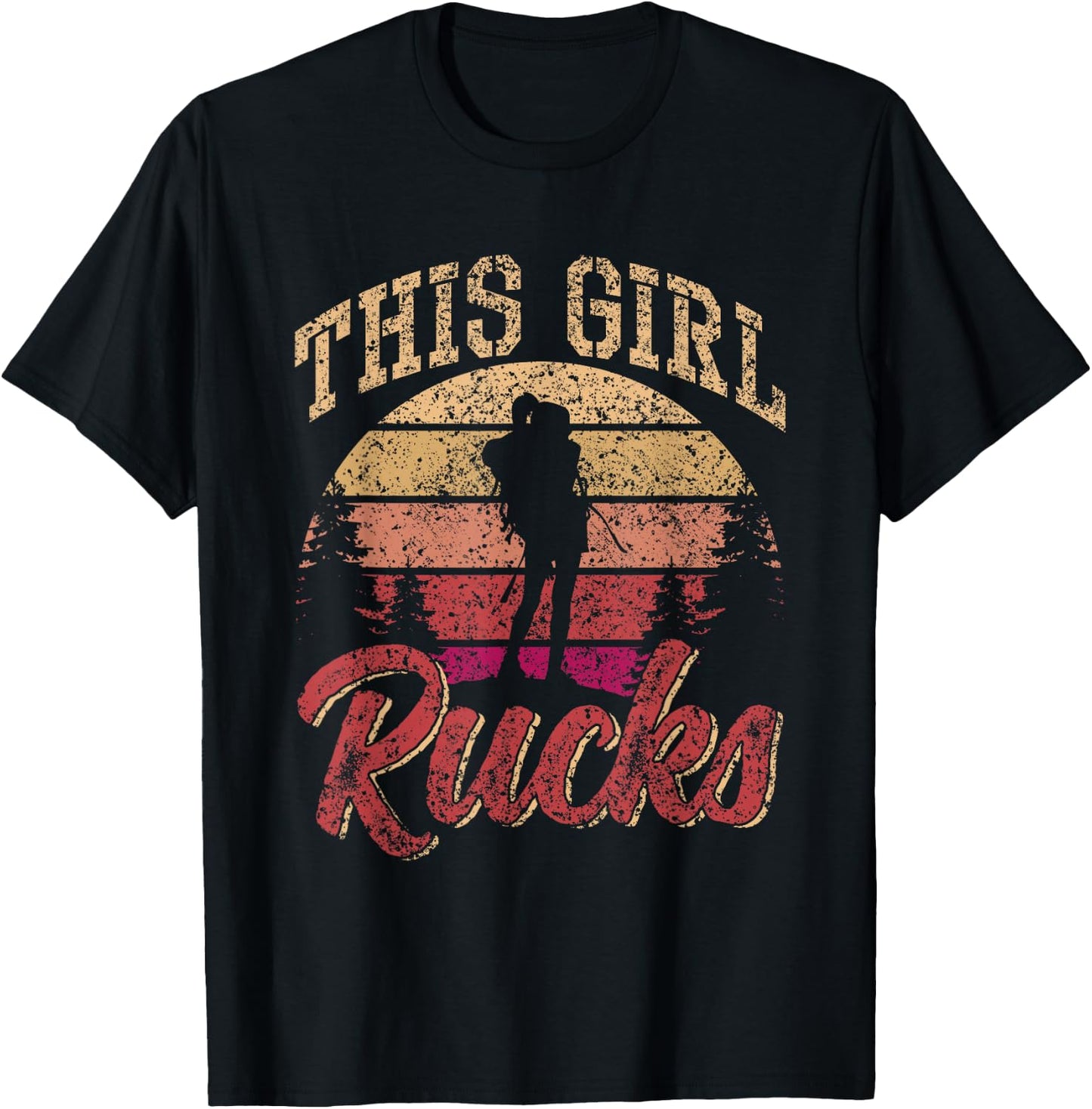 This Girl Backpack Backpack Workout Backpacks T-Shirt - T-Shirt | Black