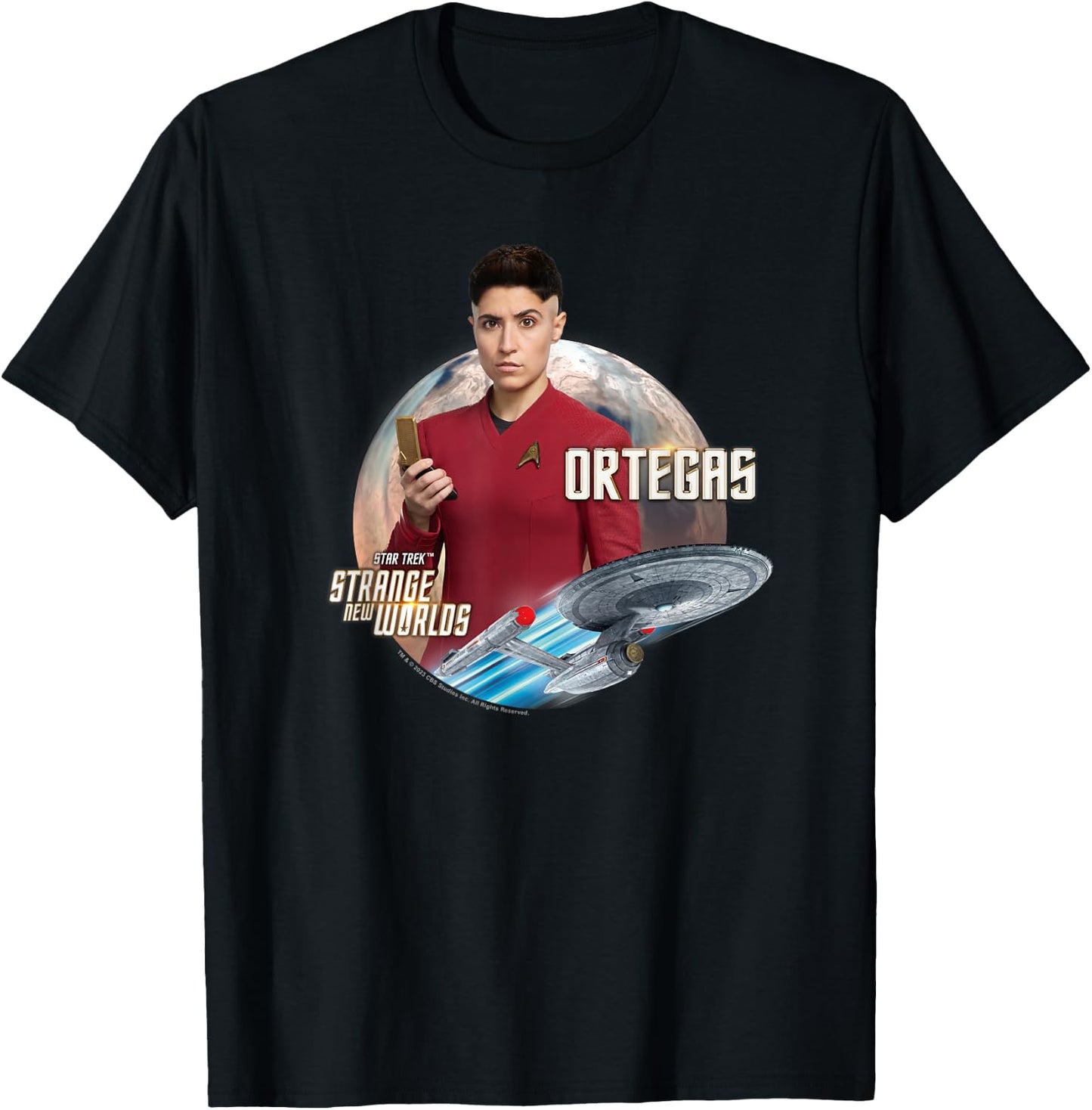 Star Trek Strange New Worlds Ortegas T-Shirt - T-Shirt | Black