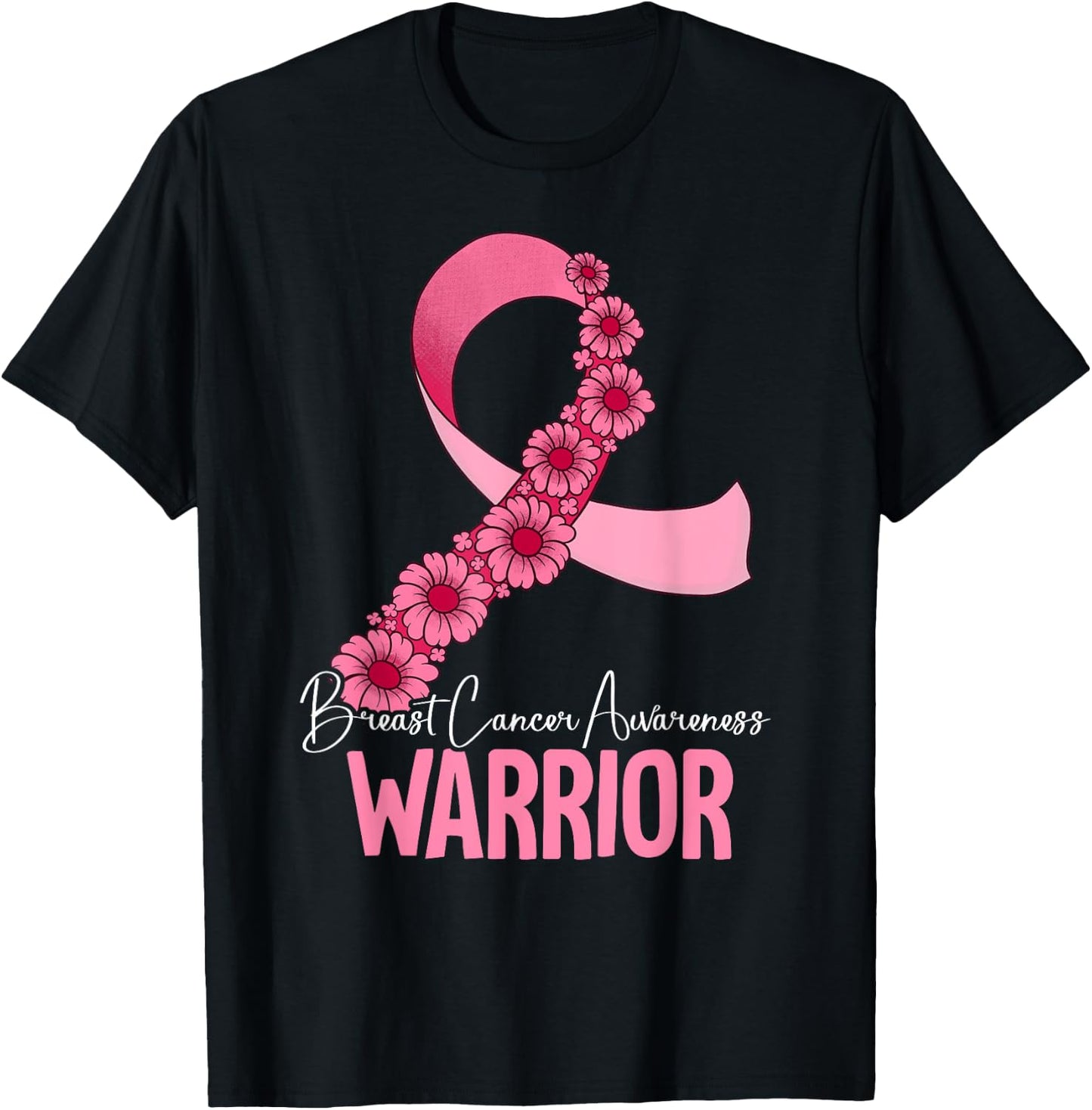 Warrior Breast Cancer T-Shirt - T-Shirt | Black