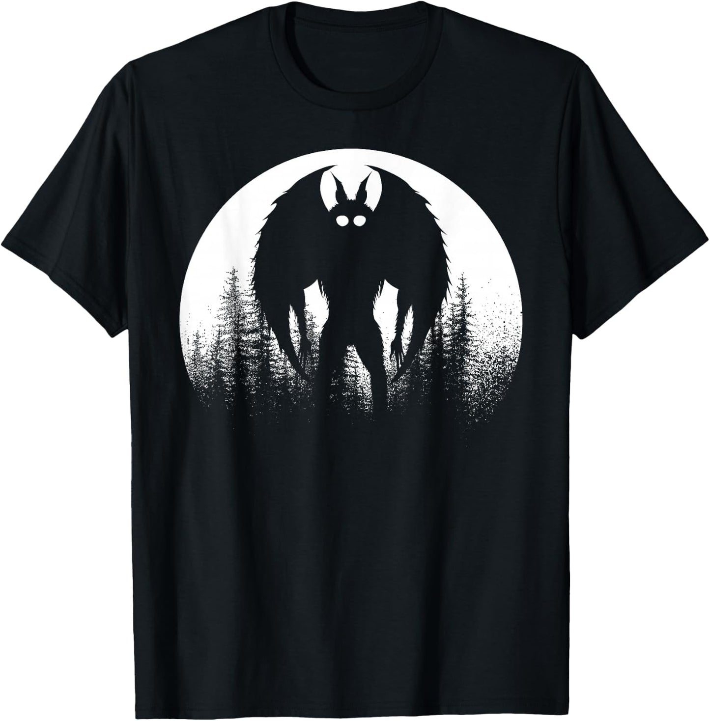 Mothman | Folklore Cryptid Women and Kids | Mothman T-Shirt - T-Shirt | Black