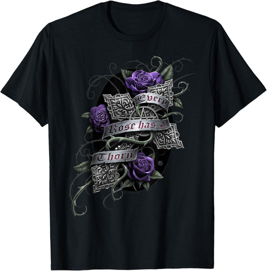 Spiral Original - Every Rose - Gothic Roses T-Shirt - T-Shirt | Black