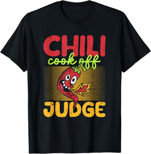 Chili Cook Off Judge Funny Mexican BCC Chili Cooking Chef T-Shirt - T-Shirt | Black