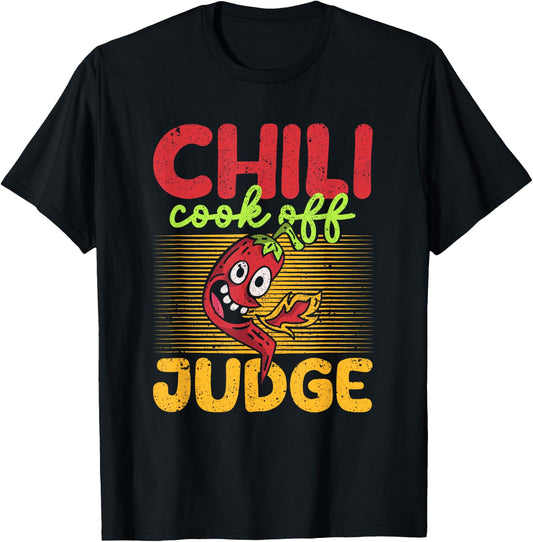 Chili Cook Off Judge Funny Mexican BCC Chili Cooking Chef T-Shirt - T-Shirt | Black