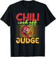 Chili Cook Off Judge Funny Mexican BCC Chili Cooking Chef T-Shirt - T-Shirt | Black