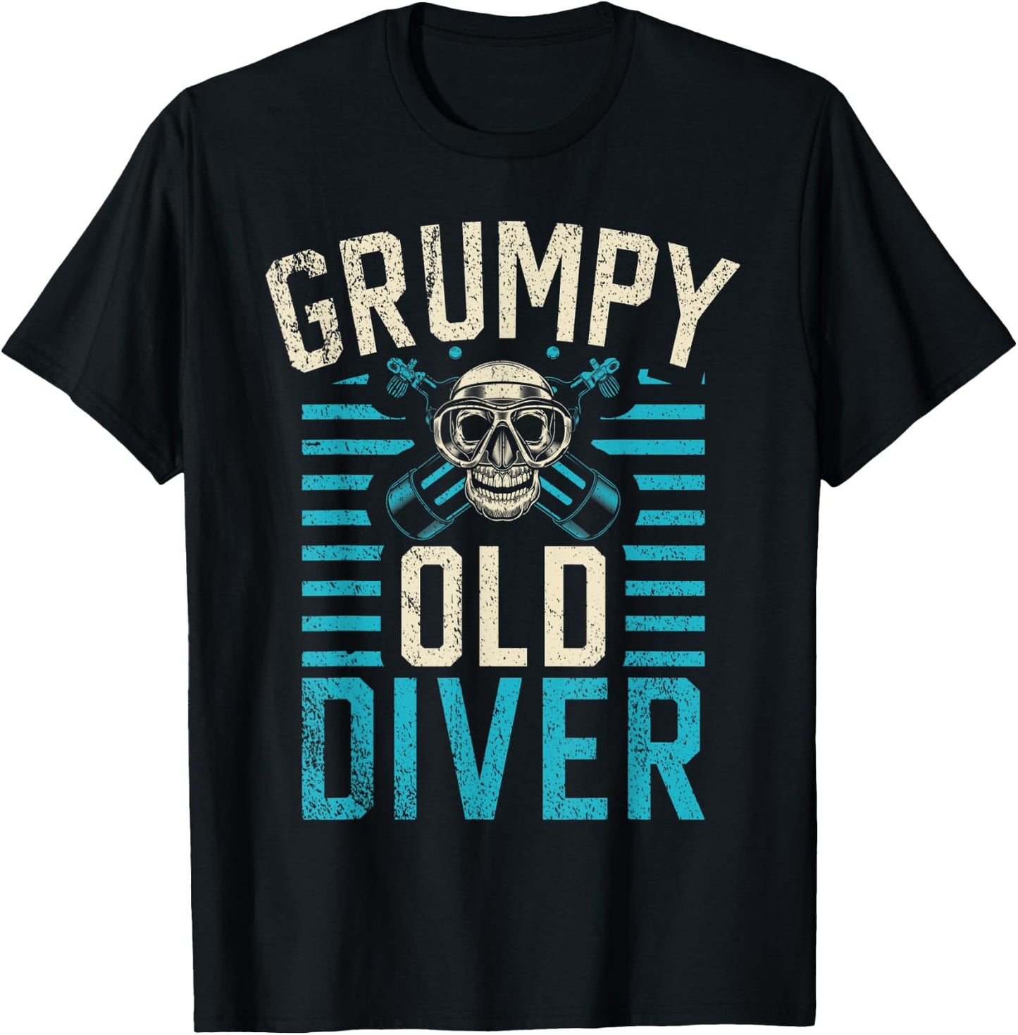 Diving Grumpy Old Diver T-Shirt - T-Shirt | Black