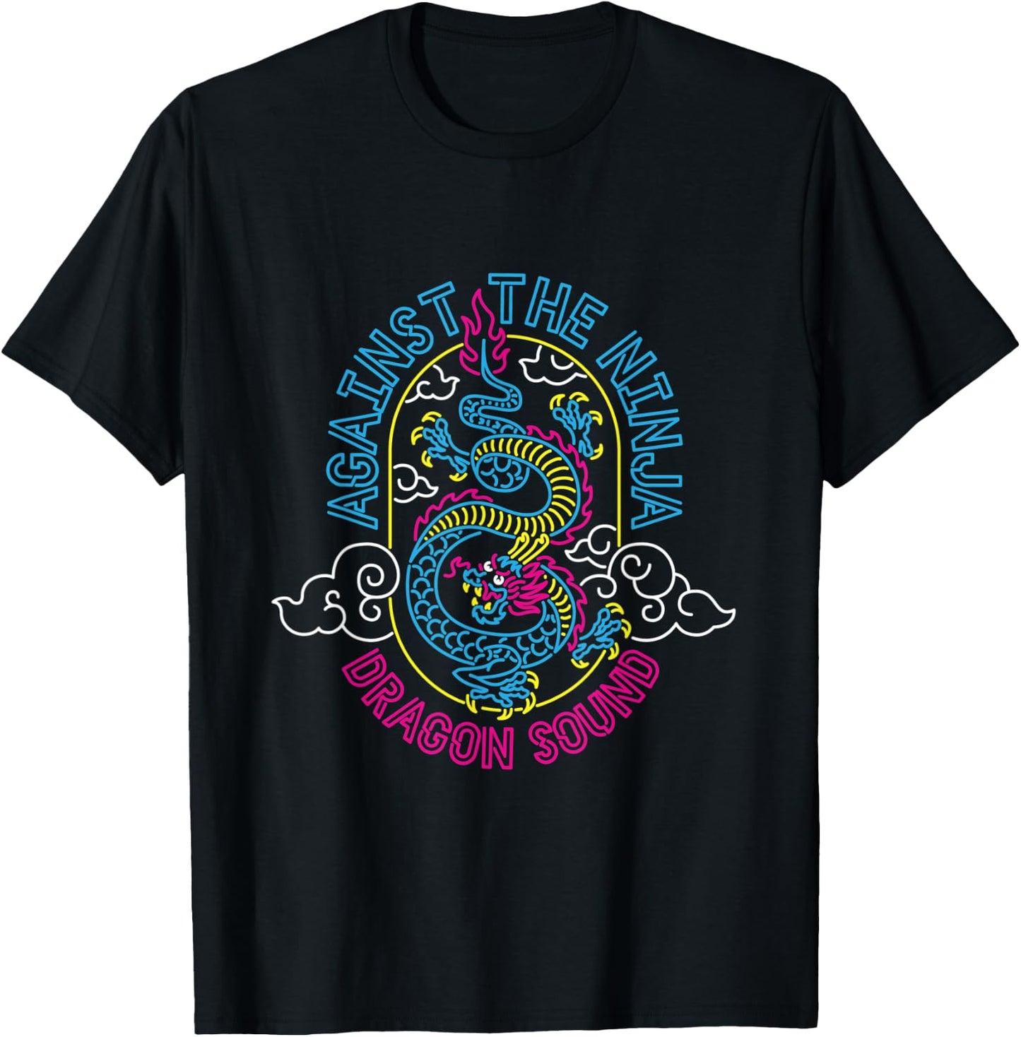 Dragon Sound Against the Ninja T-Shirt - T-Shirt | Black