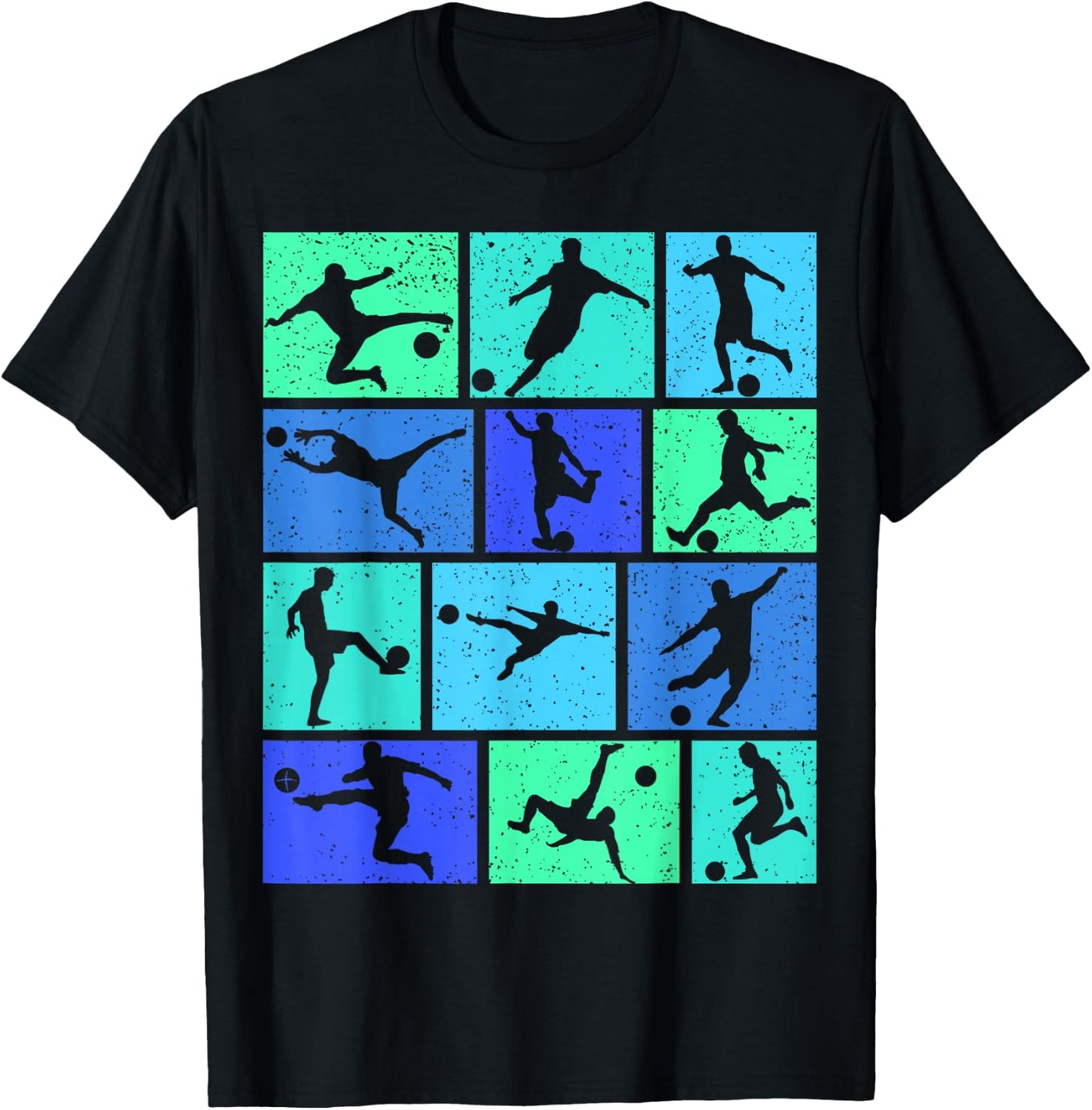 Soccer Boys Kids Men T-Shirt - T-Shirt | Black