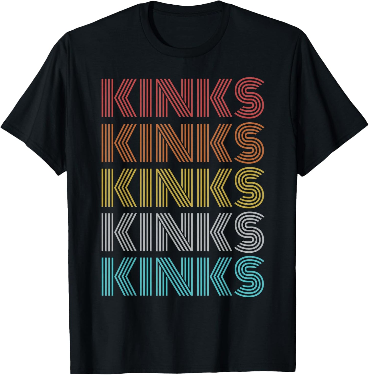 Retro Vintage Kinks T-Shirt - T-Shirt | Black