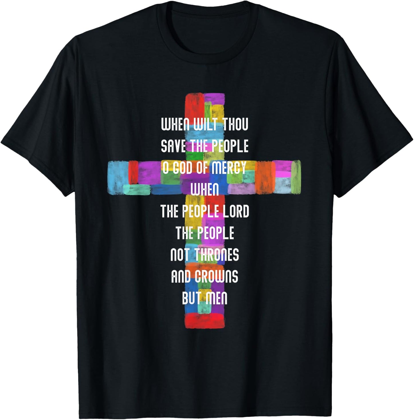 Save The People Godspell Musical Theatre T-Shirt - T-Shirt | Black