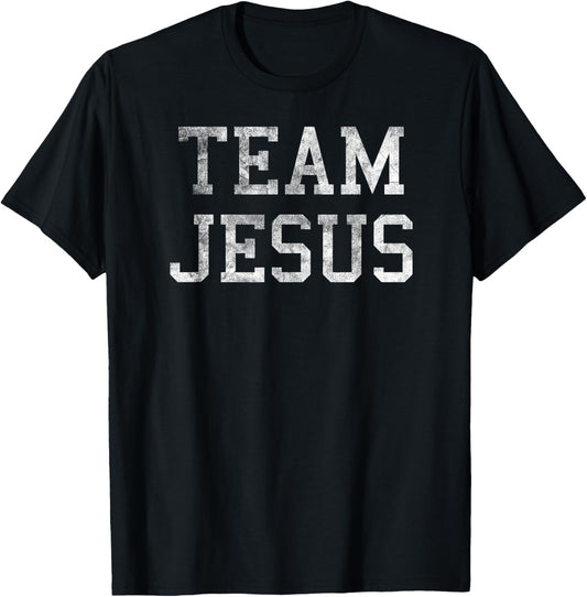 Funny Bible Study Team Jesus Vintage T-Shirt - T-Shirt | Black