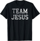 Funny Bible Study Team Jesus Vintage T-Shirt - T-Shirt | Black