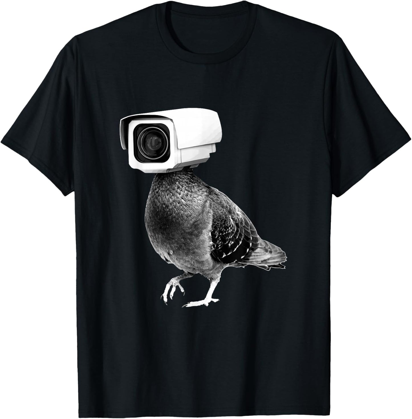 Pigeons Aren't Real T-Shirt - T-Shirt | Black