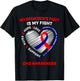 My Grandson's Fight is my Fight CHD Heart Disease Awareness T-Shirt - T-Shirt | Black