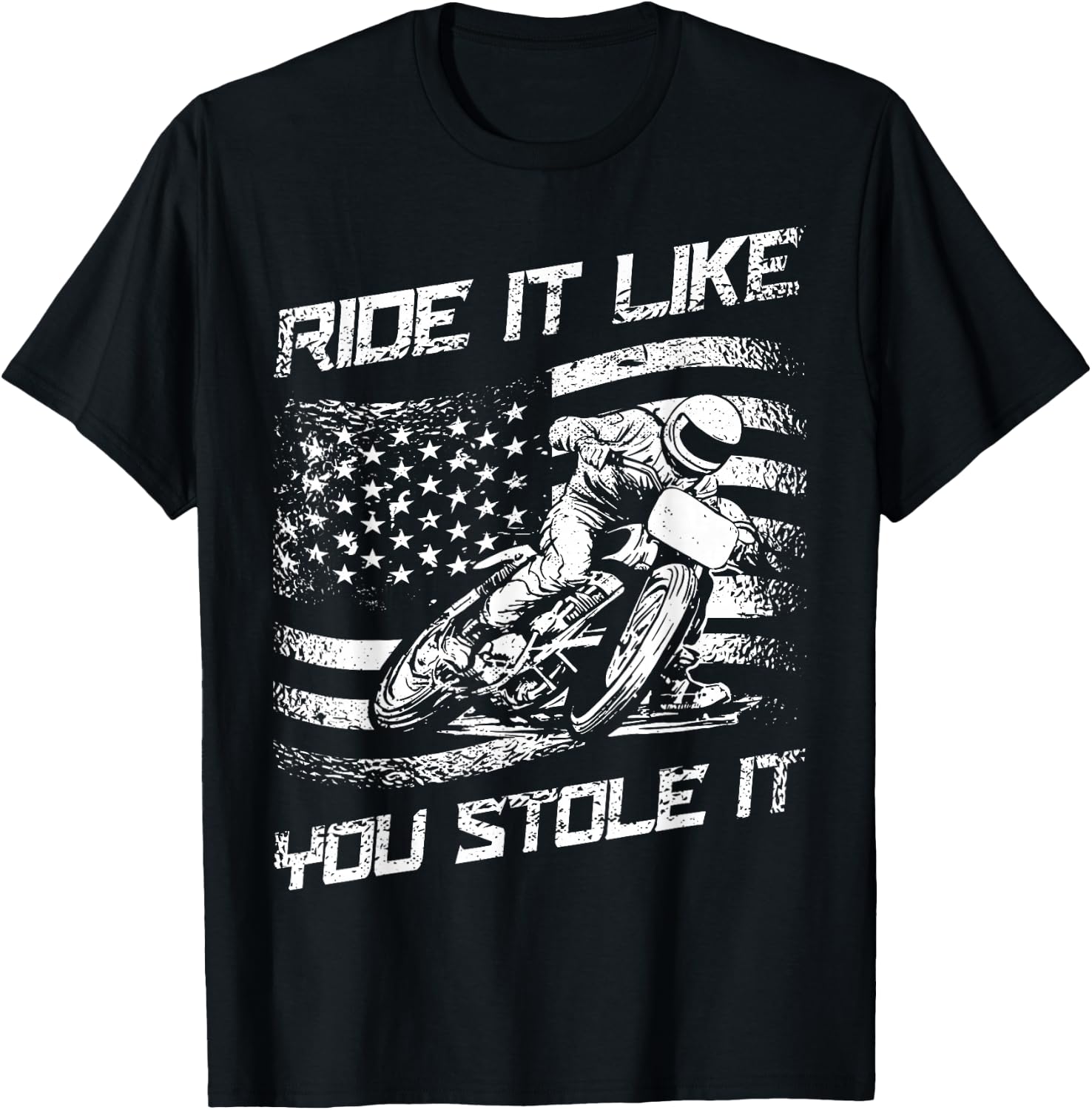 Flat Track Racing T-Shirt - T-Shirt | Black