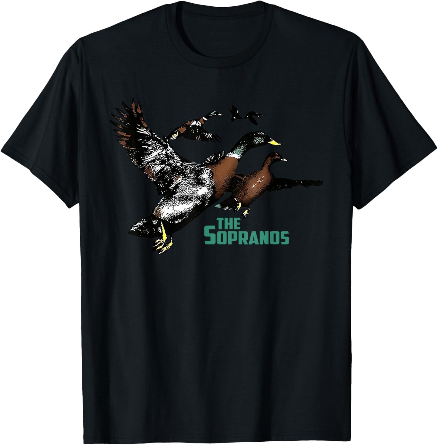Ducks The Sopranos Do You Feel Depressed The Duck Left I T-Shirt - T-Shirt | Black