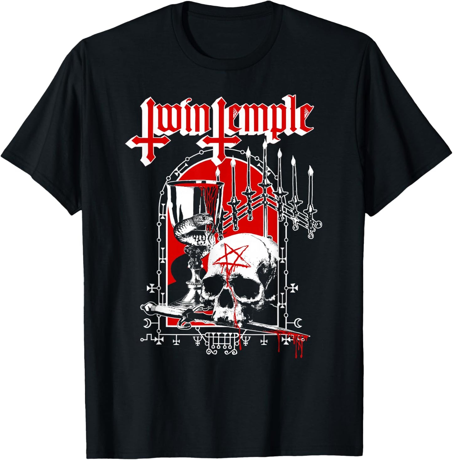 Twin Temple – Altar T-Shirt - T-Shirt | Black